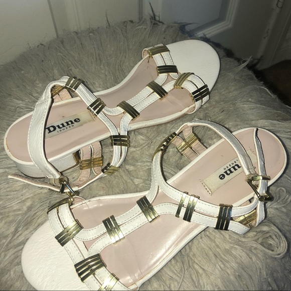 White Dune London Sandals 8 - Picture 3 of 6
